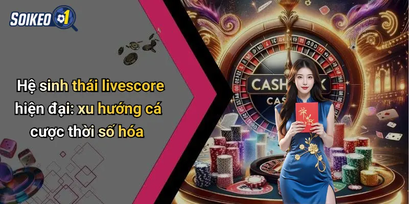 Hệ sinh thái livescore hiện đại: xu hướng cá cược thời số hóa