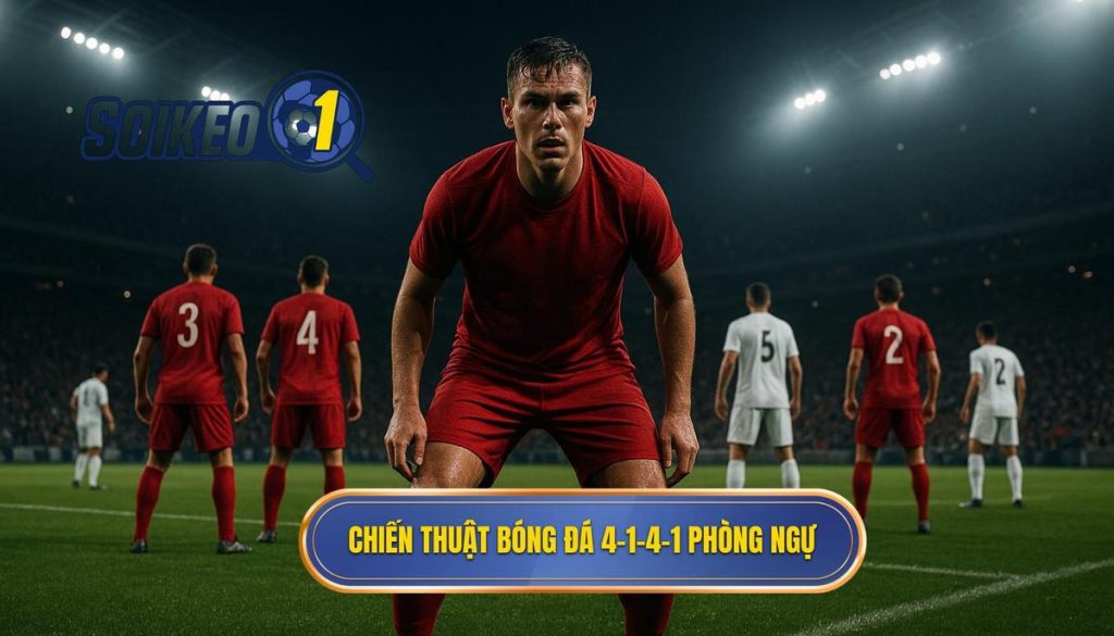 Chiến thuật bóng đá 4-1-4-1 phòng ngự
